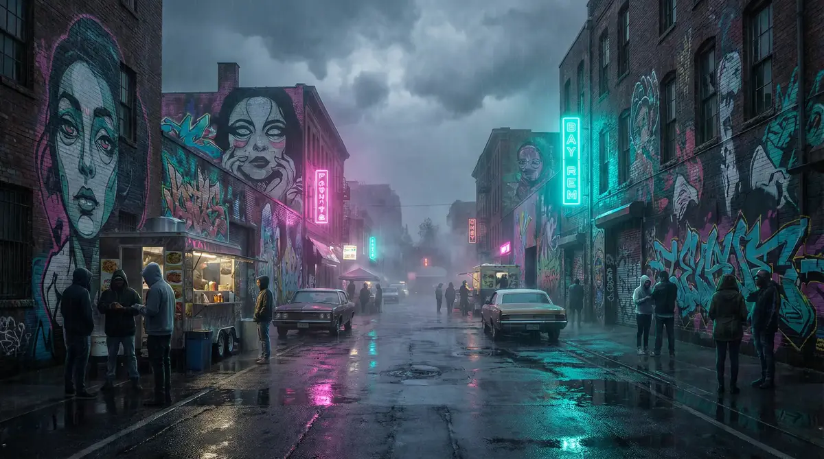 ehviewer - 雨夜壁画街